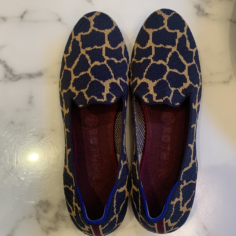 Rothys womens, animal print, driving moccasins.